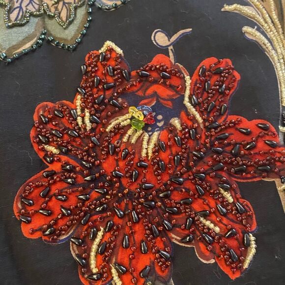 Dolce apparel beaded midi skirt, L - Picture 9 of 10